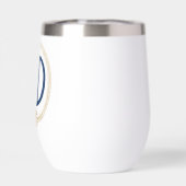 Monogram in wit touw Lijst (Achterkant)