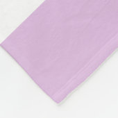 Monogram in witte cirkel pasta regenboogstrips fleece deken (Hoek)