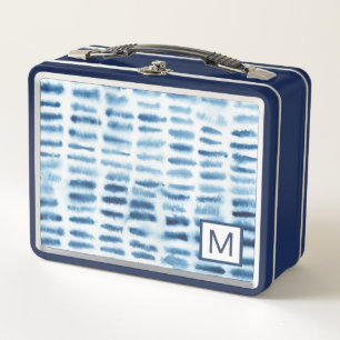 Monogram   Indigio Waterverf Print