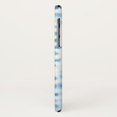 Monogram | Indigio Waterverf Print Case-Mate iPhone Case (Achterkant/links)