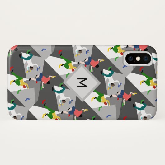 Monogram Indoor Klimmen Case-Mate iPhone Case (Achterkant (horizontaal))