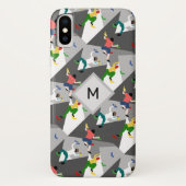 Monogram Indoor Klimmen Case-Mate iPhone Case (Achterkant)