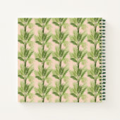 Monogram | Indoor Oasis | Palmstructuurpatroon Notitieboek (Achterkant)