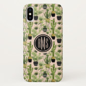 Monogram | Indoor Oasis | Plant Lineup Patroon Case-Mate iPhone Case (Achterkant)