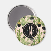 Monogram | Indoor Oasis | Plant Lineup Patroon Magneet (Voorkant / Achterkant)