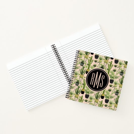 Monogram | Indoor Oasis | Plant Lineup Patroon Notitieboek (Binnen)