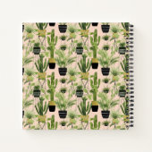 Monogram | Indoor Oasis | Plant Lineup Patroon Notitieboek (Achterkant)