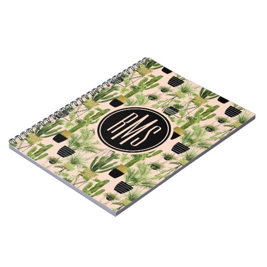 Monogram | Indoor Oasis | Plant Lineup Patroon Notitieboek (Linkerzijde)