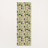 Monogram | Indoor Oasis | Plant Lineup Patroon Yogamat (Achterkant)