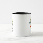 Monogram Initiaal A Floral Botanica krans Mok (Midden)