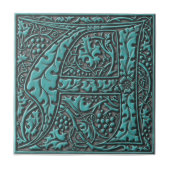 Monogram Initiaal A Tegeltje (Voorkant)