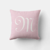 Monogram Initiaal Aangepast op maat Kussen (Achterkant)