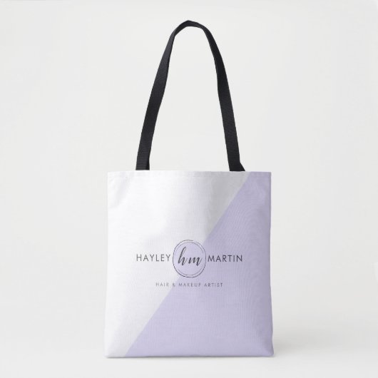 Monogram Initiaal Aangepaste Logo - Tote Bag (Voorkant)