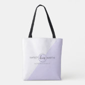 Monogram Initiaal Aangepaste Logo - Tote Bag (Achterkant)