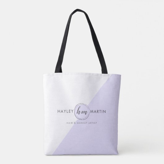 Monogram Initiaal Aangepaste Logo - Tote Bag (Achterkant)