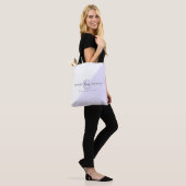 Monogram Initiaal Aangepaste Logo - Tote Bag (Op model)