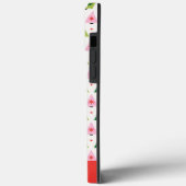 Monogram Initiaal Blij & Modern Retro Kerstboom Case-Mate iPhone Case (Achterkant / Links)