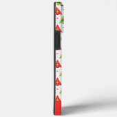 Monogram Initiaal Blij & Modern Retro Kerstboom Case-Mate iPhone Case (Achterkant / Rechts)