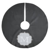 Monogram Initiaal boomrok Kerstboom Rok (Voorkant)