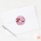monogram initiaal D stickers (Envelop)