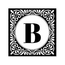 Monogram Initiaal decoratief