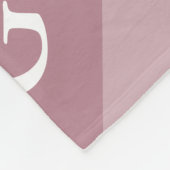 Monogram Initiaal Diamond - Luxe look Deken (Hoek)