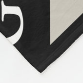 Monogram Initiaal Diamond - Luxe look Deken (Hoek)