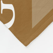 Monogram Initiaal Diamond - Luxe look Deken (Hoek)