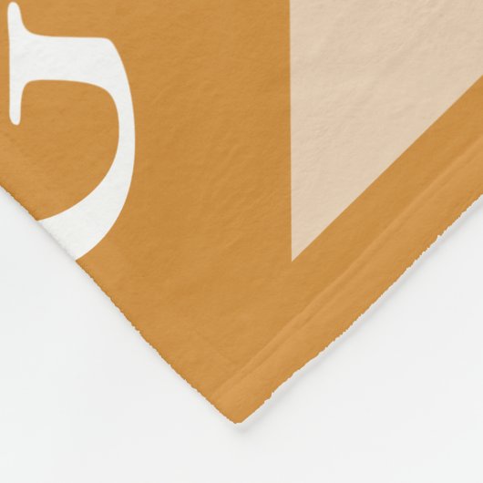 Monogram Initiaal Diamond - Luxe look Deken (Hoek)