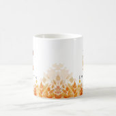 Monogram Initiaal E Herfstbladeren Koffiemok (Center)