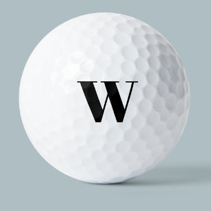 Monogram Initiaal eenvoudig Golfballen