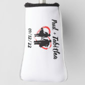 Monogram Initiaal en naam op maat Golfheadcover (Draai 90)