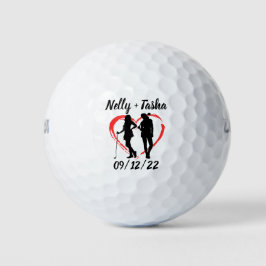 Monogram Initiaal en naam Persoonlijke Golf Balls Golfballen