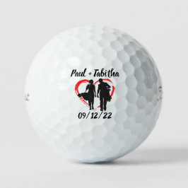 Monogram Initiaal en naam Persoonlijke Golf Balls Golfballen
