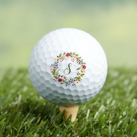 Monogram Initiaal en naam Persoonlijke Golf Balls Golfballen (Insitu Shirt)