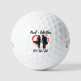 Monogram Initiaal en naam Persoonlijke Golf Balls Golfballen