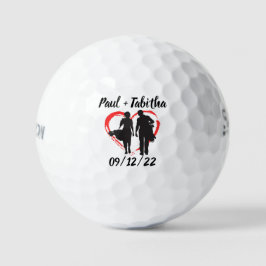 Monogram Initiaal en naam Persoonlijke Golf Balls Golfballen