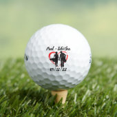 Monogram Initiaal en naam Persoonlijke Golf Balls Golfballen (Insitu Shirt)