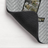 Monogram Initiaal F Hortensia Bloem  Muismat (Hoek)