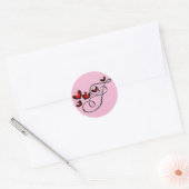 monogram initiaal F sticker (Envelop)