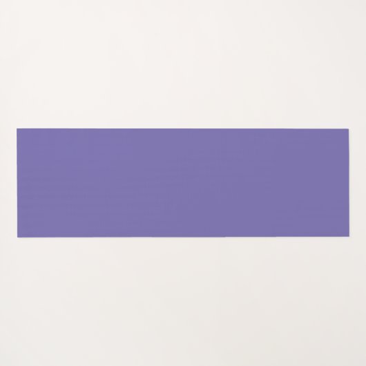 Monogram initiaal F waterverf bloem lavendel Yogamat (Achterkant (horizontaal))