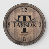 Monogram Initiaal  Familienaam gevestigd Grote Klok (Voorkant)