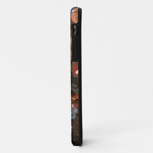 Monogram Initiaal Feestelijke Kerstboom Lichten Case-Mate iPhone Case (Achterkant/links)