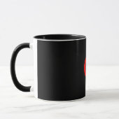 Monogram Initiaal G Alles Zwarte Combo Mok (Links)
