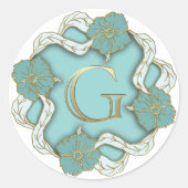 monogram initiaal G stickers (Voorkant)