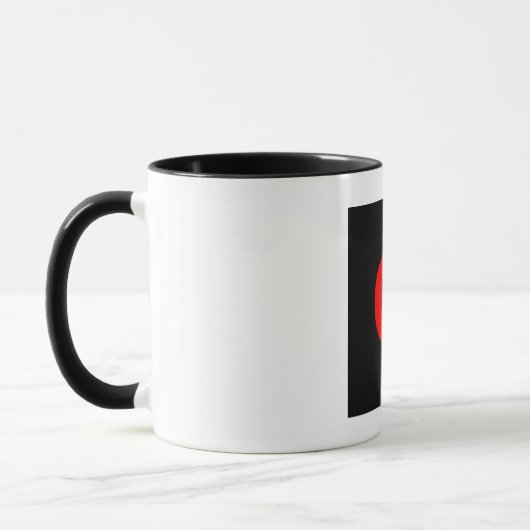 Monogram Initiaal G Zwart Wit Combo Mok (Links)