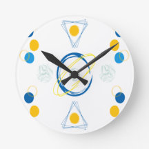 Monogram Initiaal Geometrisch modern Driehoeken Pa