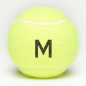 Monogram Initiaal gepersonaliseerd Tennisballen (Achterkant)
