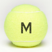 Monogram Initiaal gepersonaliseerd Tennisballen (Voorkant)
