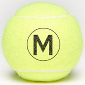 Monogram Initiaal gepersonaliseerd Tennisballen